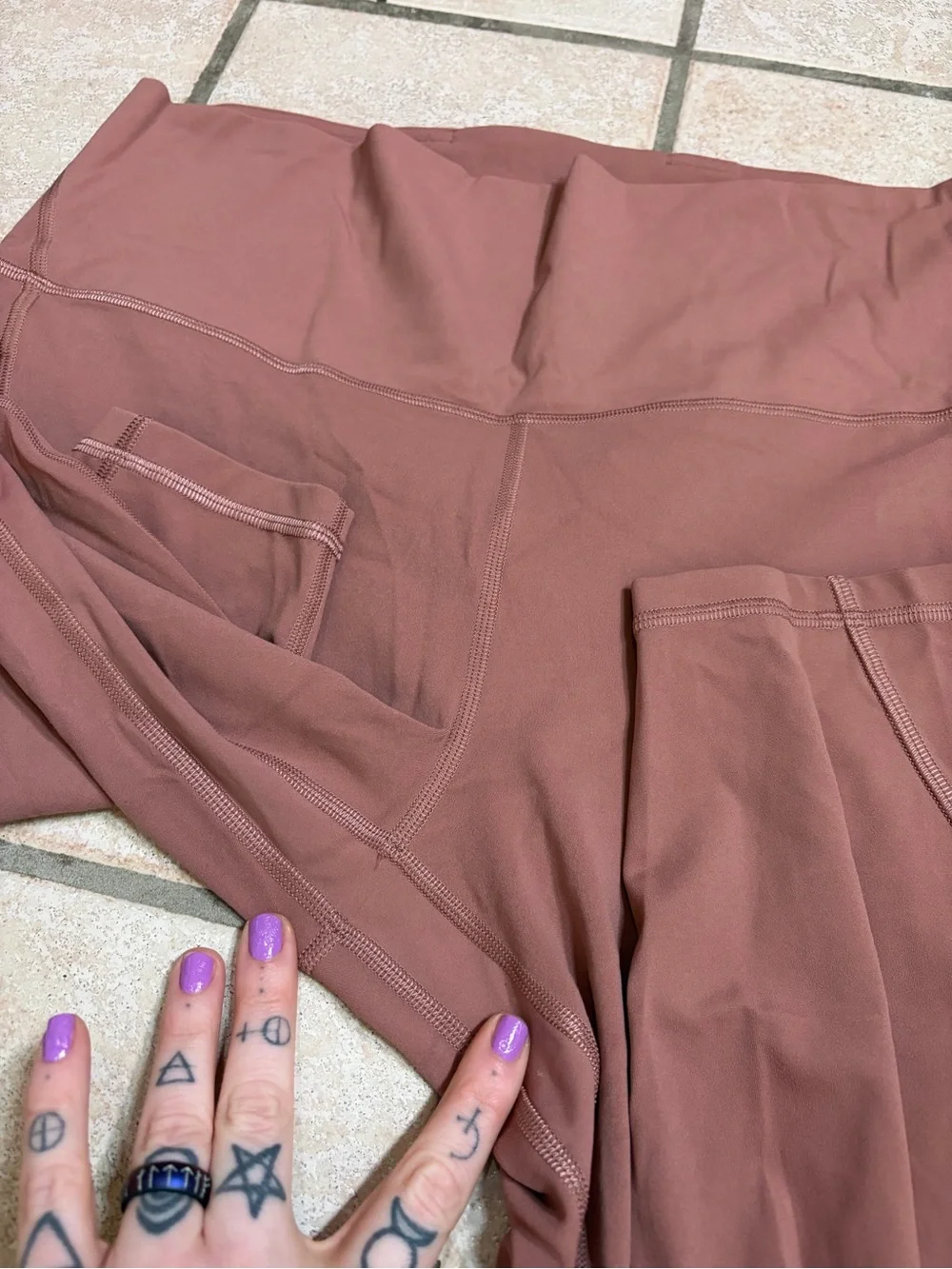 Lululemon Align High-Rise Pant with Pockets 25” (Spiced Chai) Size 14